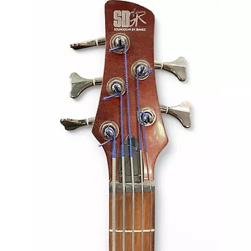 Used Ibanez SR305 5 String Bunt Blood Orange Electric Bass Guitar Bunt Blood Orange - musicians--Friend