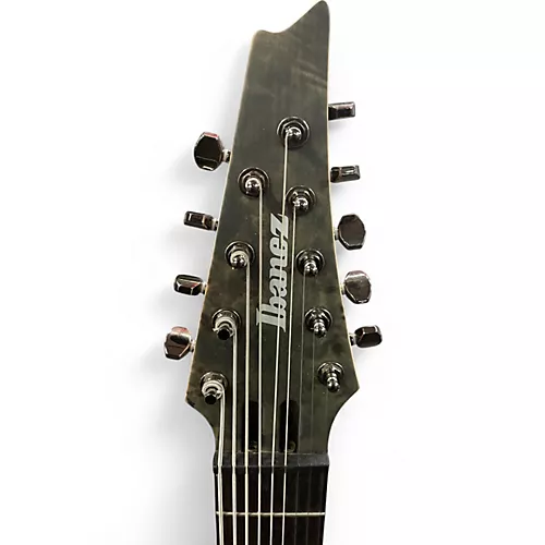 Used Ibanez Ibanez Axe Design Lab RG9PB Transparent Gray Flat Solid Body Electric Guitar Transparent Gray Flat - musicians--Friend
