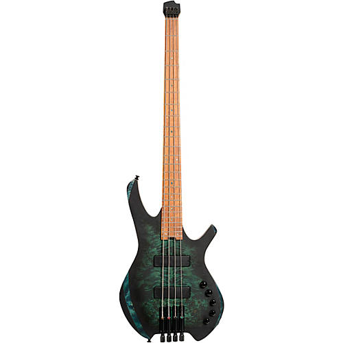 Cort Space 4 Artisan Headless Electric Bass Star Dust Black - musicians--Friend