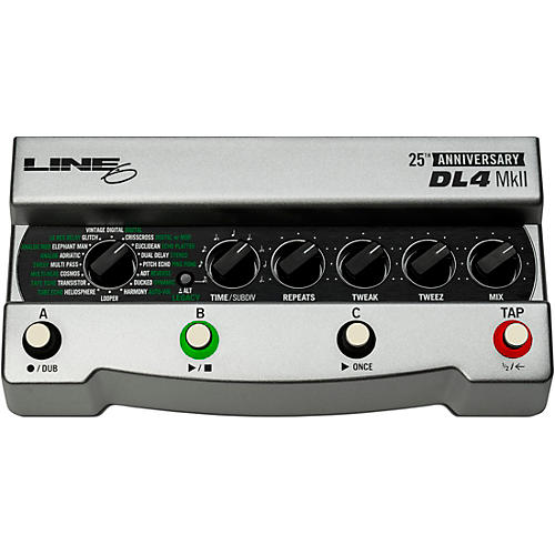 Line 6 DL4 MkII Silver Limited-Edition 25th Anniversary Delay Guitar Effects Pedal - musicians--Friend