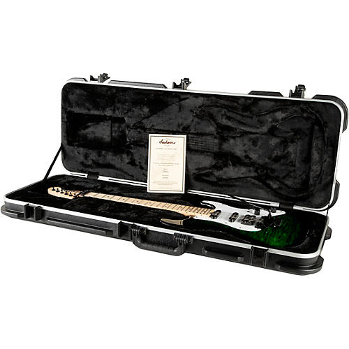 Jackson USA Signature Adrian Smith San Dimas DKQM Electric Guitar Transparent Green Burst - musicians--Friend
