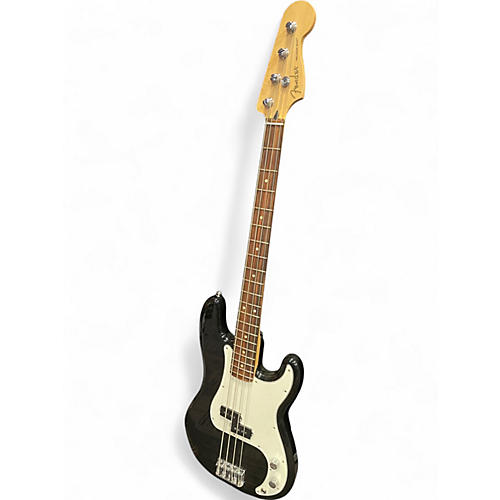 Used Fender Player Precision Bass Black Electric Bass Guitar Black - musicians--Friend