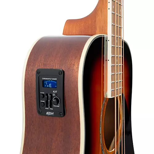 Mitchell EZB Super Short-Scale Acoustic-Electric Bass Guitar Natural - musicians--Friend