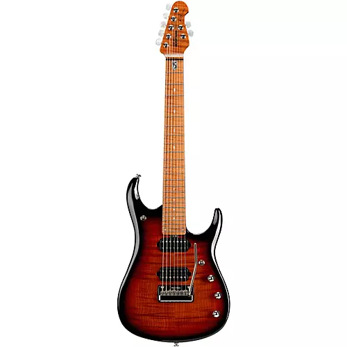 Ernie Ball Music Man JP15 7 7-String Flamed Maple Top Electric Guitar Cerulean Paradise - musicians--Friend