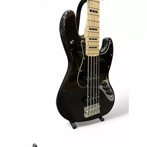 Used Squier CLASSIC VIBE JAZZ BASS  BLACK Electric Bass Guitar BLACK - musicians--Friend