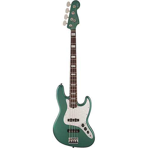 Fender Adam Clayton Jazz Bass Electric Bass Guitar Sherwood Green Metallic - musicians--Friend