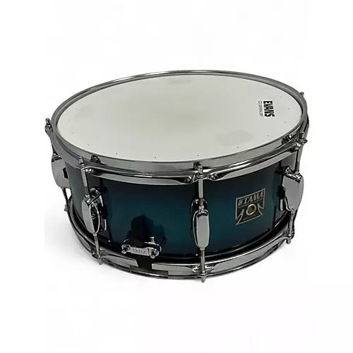 Used TAMA 7.5X14 Superstar Snare Blue Burst Drum Blue Burst 132 - musicians--Friend