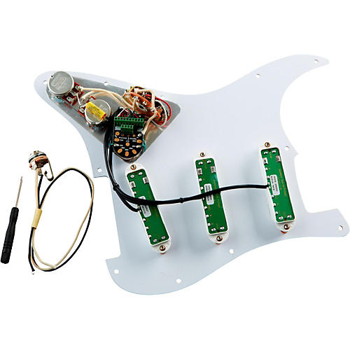 Seymour Duncan Everything Axe Loaded Pickguard White - musicians--Friend