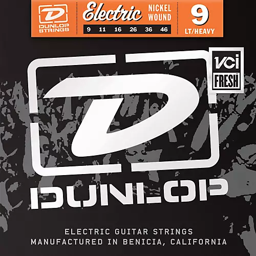 Dunlop Nickel Plated Steel Electric Guitar Strings - Light Top Heavy Bottom 9's - musicians--Friend