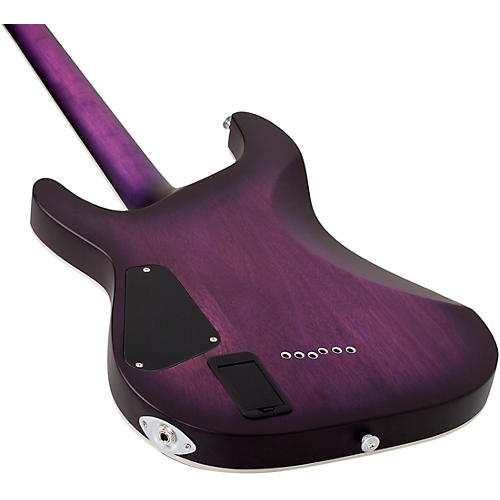 Schecter Guitar Research C-1 Platinum Electric Guitar Satin Purple Burst - musicians--Friend