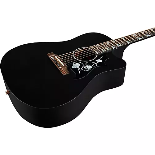 Gibson Dave Mustaine Songwriter Acoustic-Electric Guitar Ebony - musicians--Friend