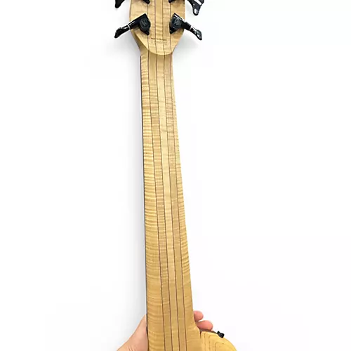 Used Warwick Thumb 6 String Neck Thru Natural Electric Bass Guitar Natural - musicians--Friend