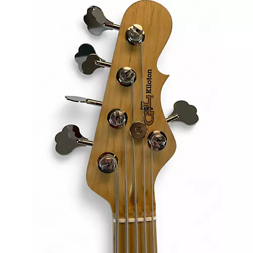Used G&L Kiloton 5 Blue Burst Electric Bass Guitar Blue Burst - musicians--Friend