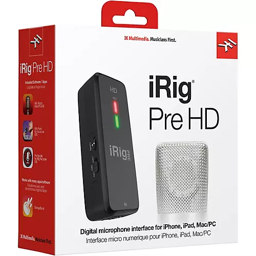 IK Multimedia iRig Pre HD Microphone Interface - musicians--Friend