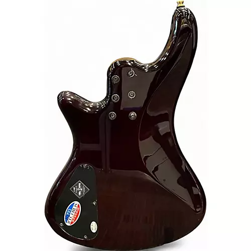 Used Schecter Guitar Research Stiletto Extreme 4 String BLACK Electric Bass Guitar BLACK - musicians--Friend