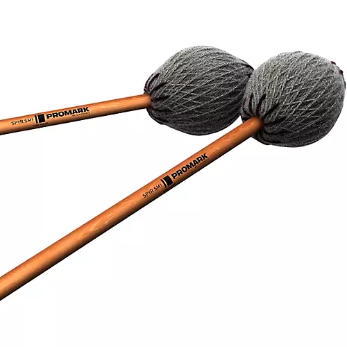 Promark SPYR Marimba Mallets Medium Grey Yarn - musicians--Friend