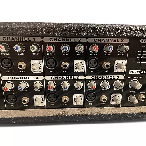 Used SHS Audio SPM-6150 Powered Mixer - musicians--Friend
