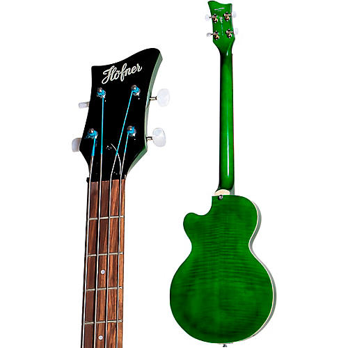 Hofner Ignition Series Short-Scale Club Bass Guitar Pearl White - musicians--Friend