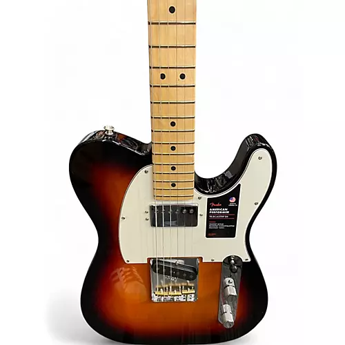 Used Fender American Performer Telecaster Hum Sunburst Solid Body Electric Guitar Sunburst - musicians--Friend