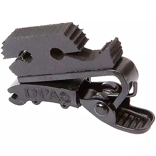DPA Microphones Double Lock Clip for Lavalier Microphones, Black - musicians--Friend