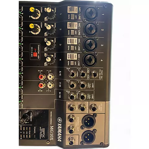 Used Yamaha MG10X CV Unpowered Mixer - musicians--Friend