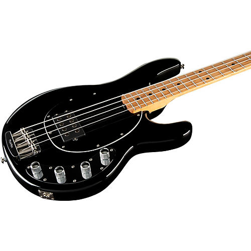 Ernie Ball Music Man StingRay Special H Electric Bass Guitar Black and Chrome - musicians--Friend
