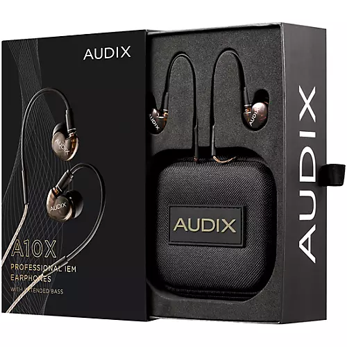 Audix A10X Single Driver Studio Earphones with Extended Bass - musicians--Friend