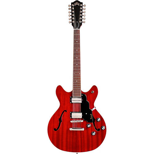 Guild Starfire I-12 12-String Semi-Hollow Electric Guitar Cherry Red - musicians--Friend