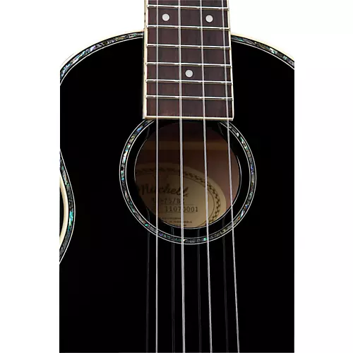 Mitchell MU75BK Concert Ukulele Black - musicians--Friend