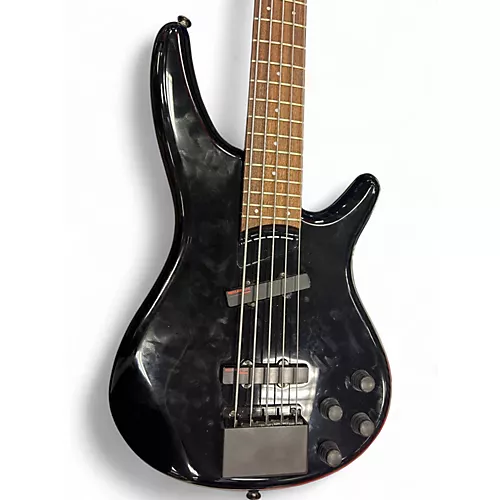 Used Ibanez 1990s MIJ SR885 Black Electric Bass Guitar Black - musicians--Friend