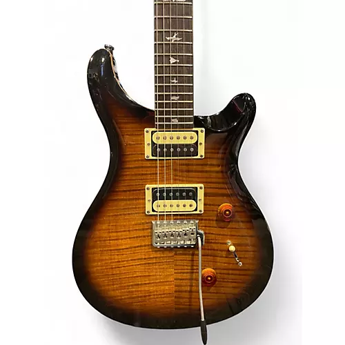 Used PRS SE Custom 24 Tobacco Burst Solid Body Electric Guitar Tobacco Burst - musicians--Friend