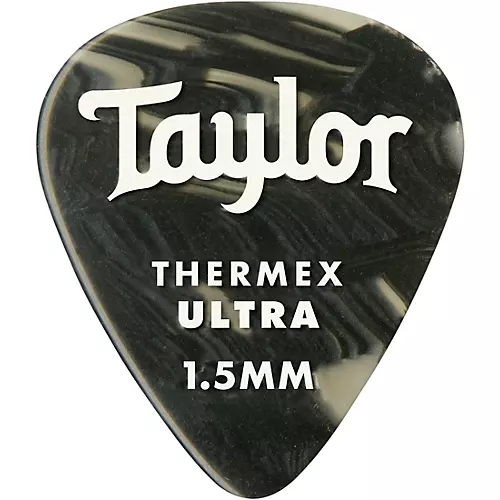 Taylor Premium 351 Thermex Ultra Picks Black Onyx 6-Pack 1.5 mm 6 Pack - musicians--Friend