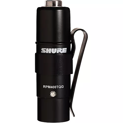Shure UL4 UniPlex Cardioid Subminiature Lavalier Microphone With RPM400 Preamp XLR Connector Black - musicians--Friend