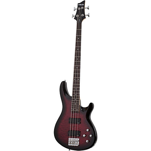 Schecter Guitar Research C-4 Plus Electric Bass See-Thru Cherry Burst - musicians--Friend