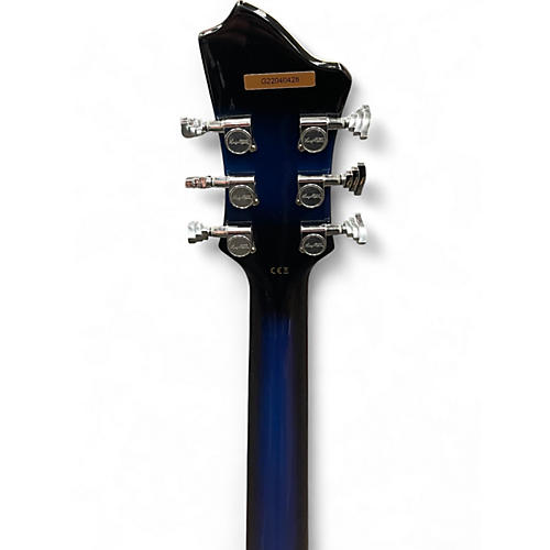 Used Kagstrom Super Viking Blue Burst Hollow Body Electric Guitar Blue Burst - musicians--Friend