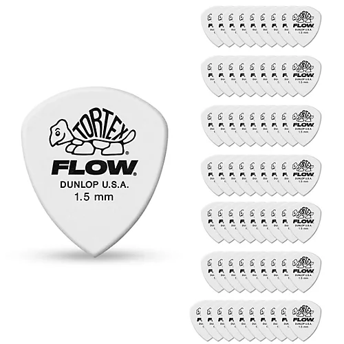 Dunlop Tortex Flow Guitar Picks STD PK-72 1.14 mm 72 Pack - musicians--Friend