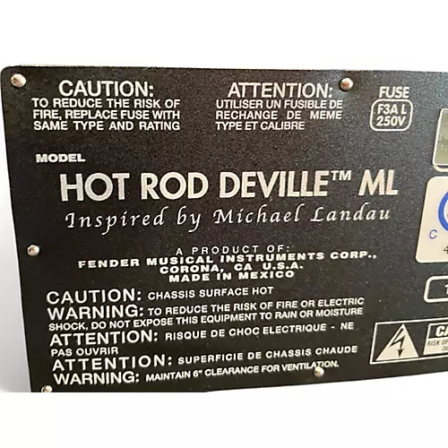Used Fender Hot Rod DeVille Michael Landau 60W 2x12 Tube Guitar Combo Amp - musicians--Friend