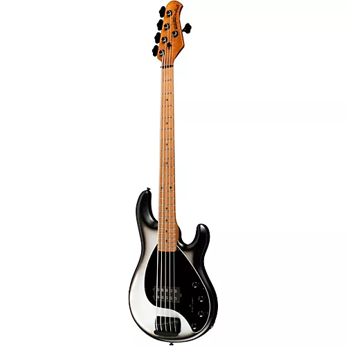Ernie Ball Music Man StingRay5 Special H 5-String Electric Bass Guitar Black and Chrome - musicians--Friend