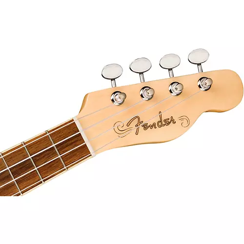 Fender Fullerton Telecaster Acoustic-Electric Ukulele Black - musicians--Friend