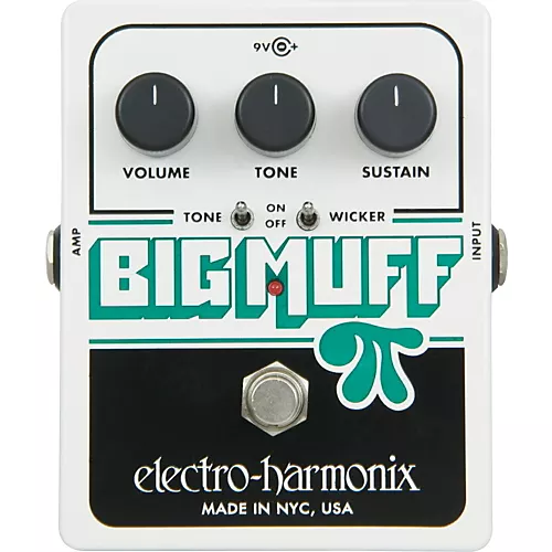 Electro-Harmonix XO Big Muff Pi With Tone Wicker Distortion Guitar Effects Pedal - musicians--Friend