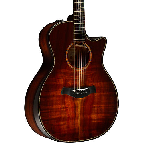 Taylor Builder's Edition K24ce V-Class Grand Auditorium Acoustic-Electric Guitar Kona Burst - musicians--Friend