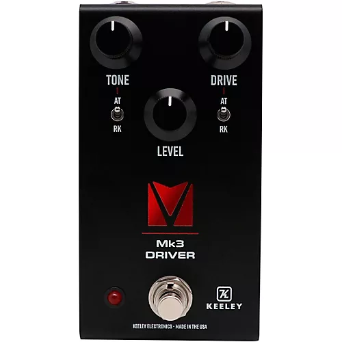 Keeley Mk3 Driver Andy Timmons Full Range Overdrive Effects Pedal Black - musicians--Friend