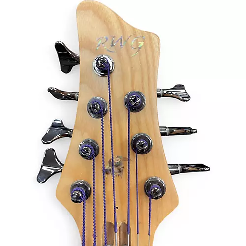 Used Raven West RWG 7 STRING NATURAL MAHOGANY Electric Bass Guitar NATURAL MAHOGANY - musicians--Friend