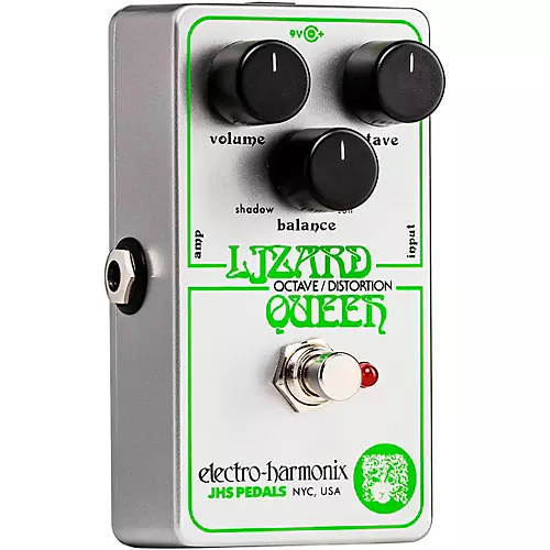 Electro-Harmonix Lizard Queen Octave Fuzz Effects Pedal White - musicians--Friend