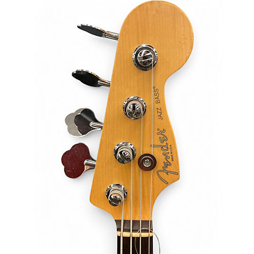Used 2002 Fender American Special Jazz Bass SUNSET ORANGE TRANSPARENT Electric Bass Guitar SUNSET ORANGE TRANSPARENT - musicians--Friend
