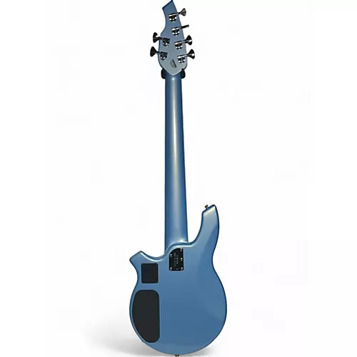 Used Ernie Ball Music Man Bongo 6 String Sky Blue Electric Bass Guitar Sky Blue - musicians--Friend