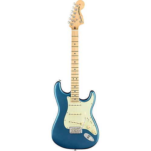 Fender American Performer Stratocaster Maple Fingerboard Electric Guitar Satin Lake Placid Blue - musicians--Friend