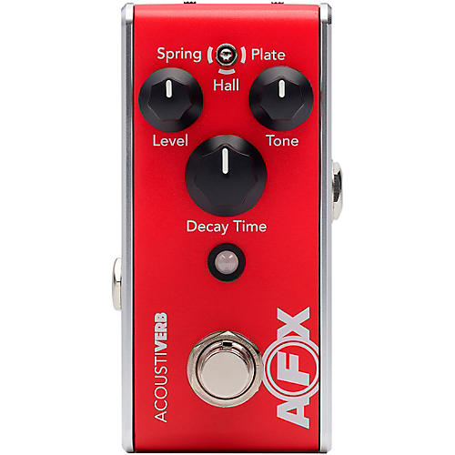 Fishman AFX AcoustiVerb Reverb Effects Pedal Red - musicians--Friend