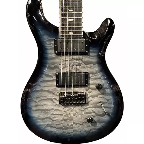 Used PRS SE Mark Holcomb SVN Blue Burst Solid Body Electric Guitar Blue Burst - musicians--Friend