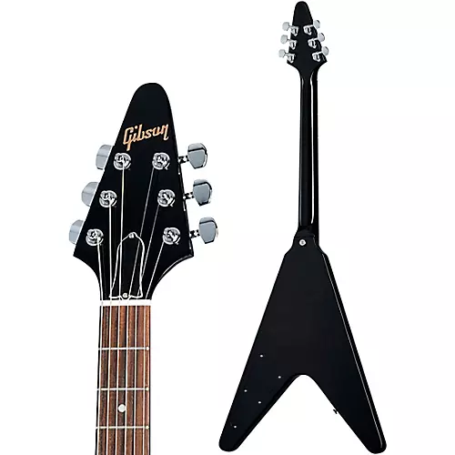 Gibson '80s Flying V Electric Guitar Ebony - musicians--Friend